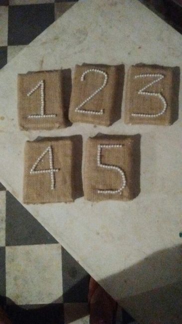 Números de mesa! - 3