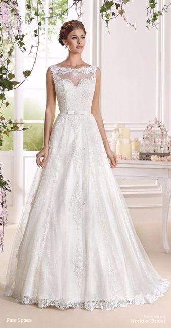 4. Vestido para novia clásica elegante y tradicional