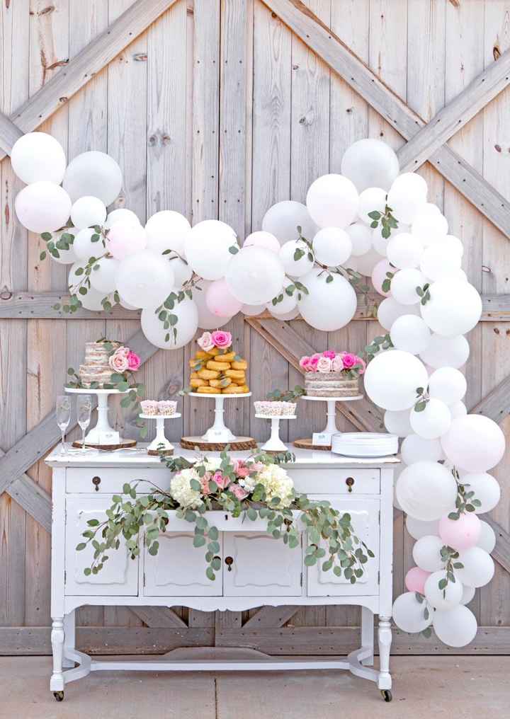 1-Decoración con globos para casamientos