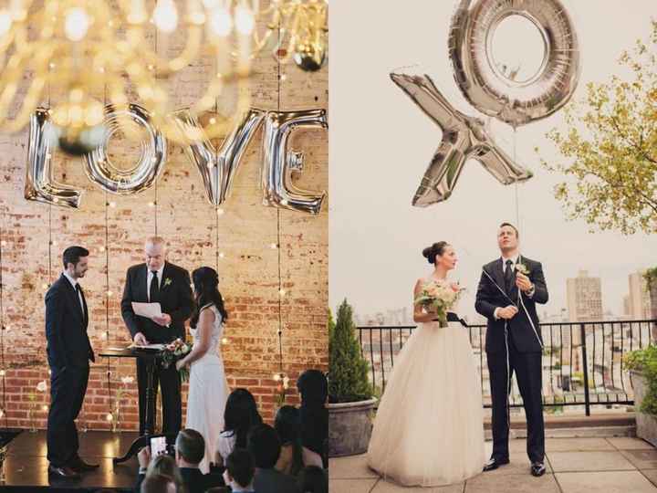7-Decoración con globos para casamientos
