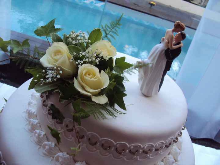 Cake topper de novios para torta de casamiento