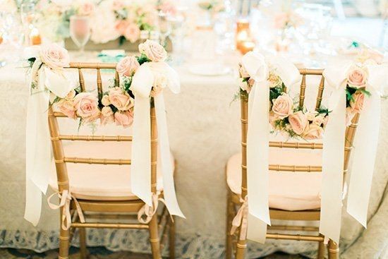 ¡9 ideas de decoración para las sillas de los novios!😍 7