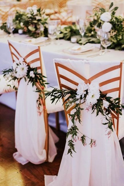 ¡9 ideas de decoración para las sillas de los novios!😍 9