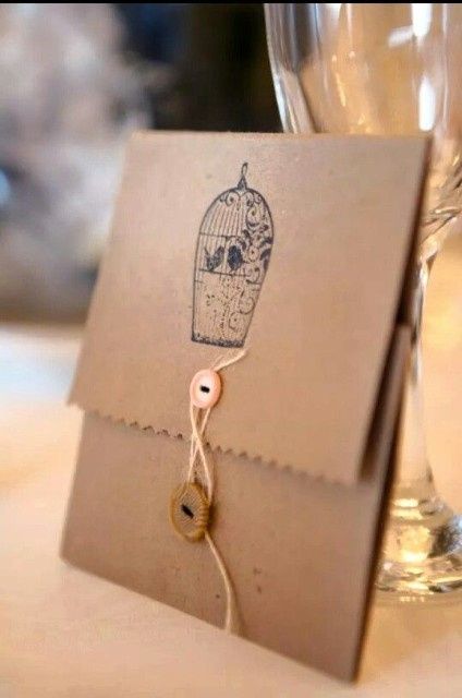 ¡17 ideas para Invitaciones de papel madera!😍 3