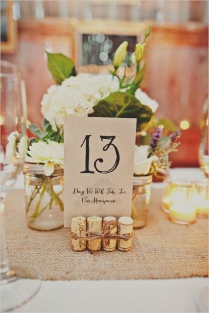 ¡18 Inspiraciones con corchos para usar en tu casamiento!😍🍾 7