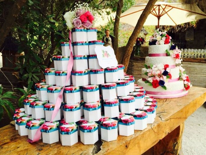 ¡Cajitas para entregar la torta de casamiento! 🍰¿Sí o no?🤔 4