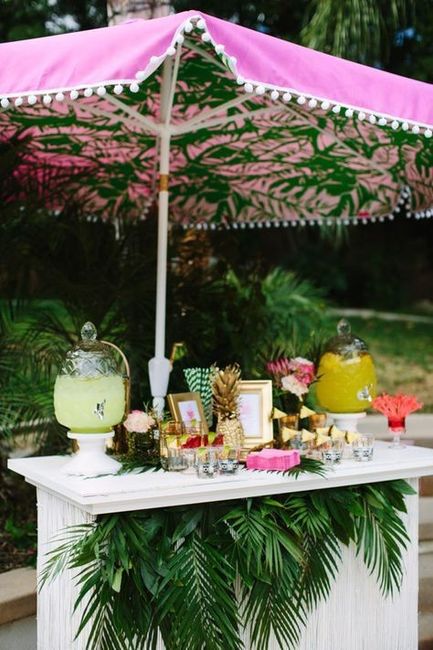 ¡8 inspiraciones de Estilo Tropical!🍍 ¿La incluirías a tu casamiento?🌴 2