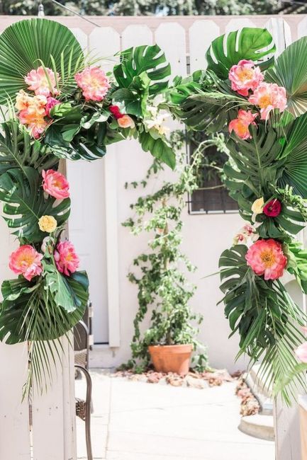 ¡8 inspiraciones de Estilo Tropical!🍍 ¿La incluirías a tu casamiento?🌴 6