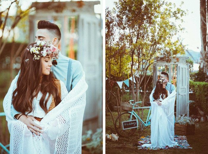 ¡Ideas para un casamiento estilo Boho Chic! ¿Cuál usarías?🤗 8
