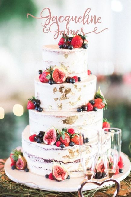 ¡8 Tortas de casamiento decoradas con fruta! ¿Sí o no?😋🍰 5