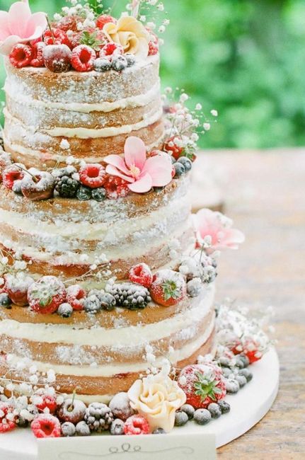 ¡8 Tortas de casamiento decoradas con fruta! ¿Sí o no?😋🍰 8