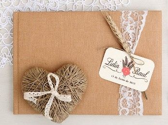 Un Libro de firmas DIY con toda la onda!