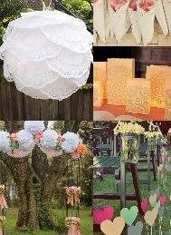 Las Blondas son infaltables en una boda DIY... Y otra vez el papel se vuelve protagonista!