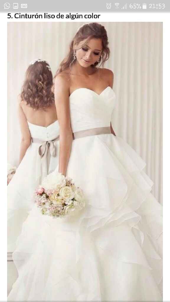 Elegí el cinturón de tu vestido de novia - 1