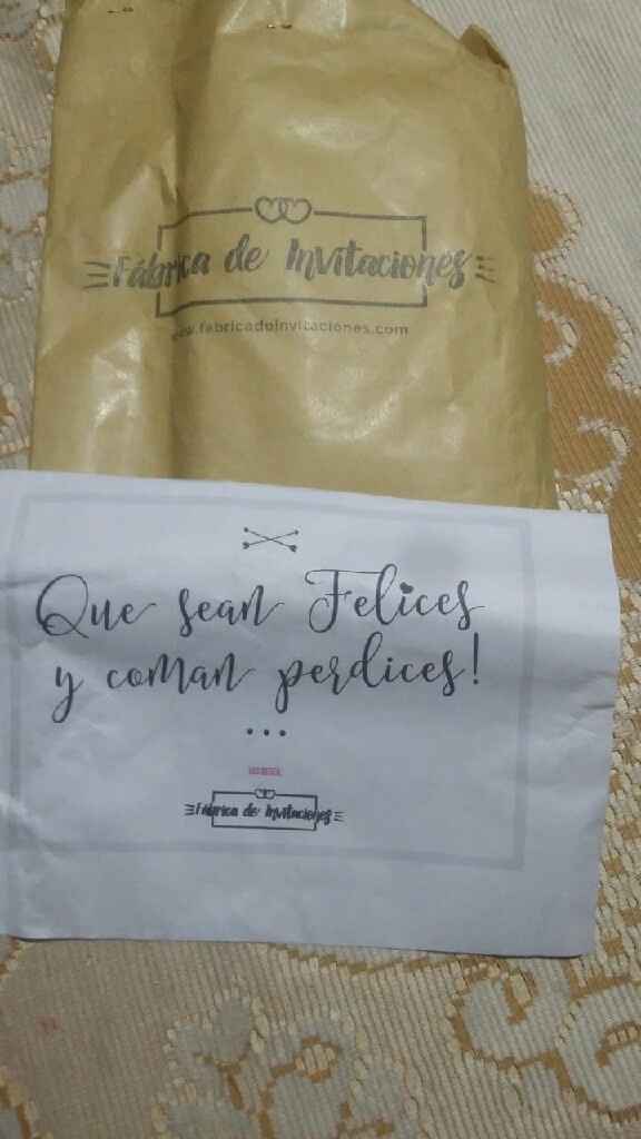 Ya tengo las invitaciones estoy feliz!!! - 2