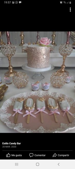 #Todassomosrosa: mi torta y mesa dulce en Gold Rose 4