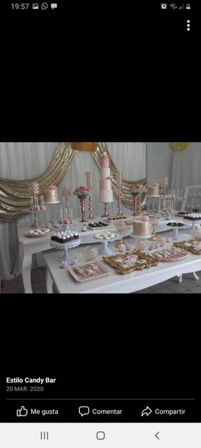 #Todassomosrosa: mi torta y mesa dulce en Gold Rose 5