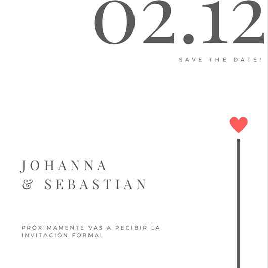 Mis save the date! - 1