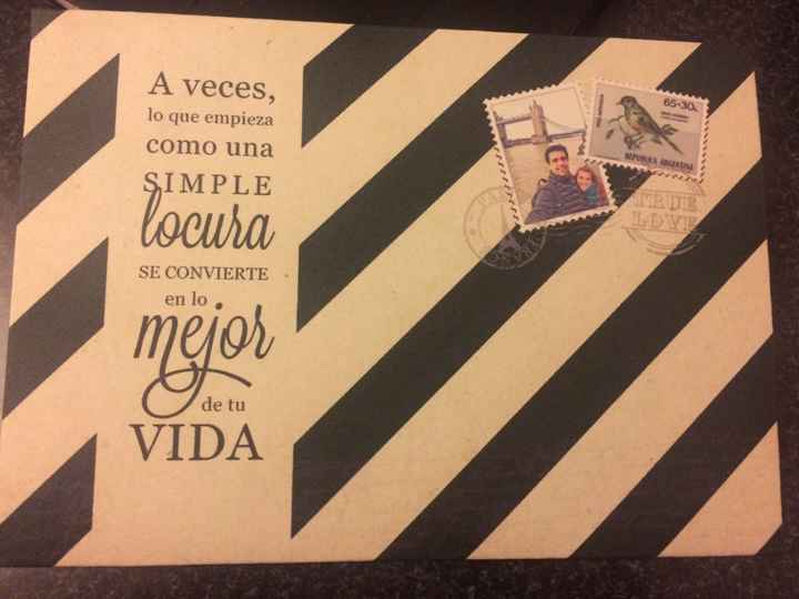 Y al fin...con uds, mis invitaciones!!!😍💕 - 2