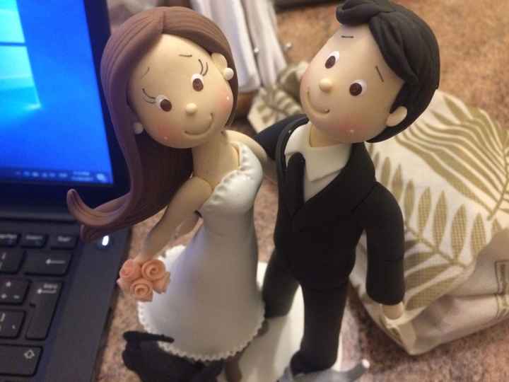 Cake topper - visto de arriba