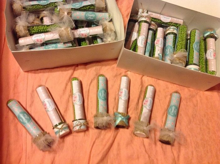 Tubos con pastillas
