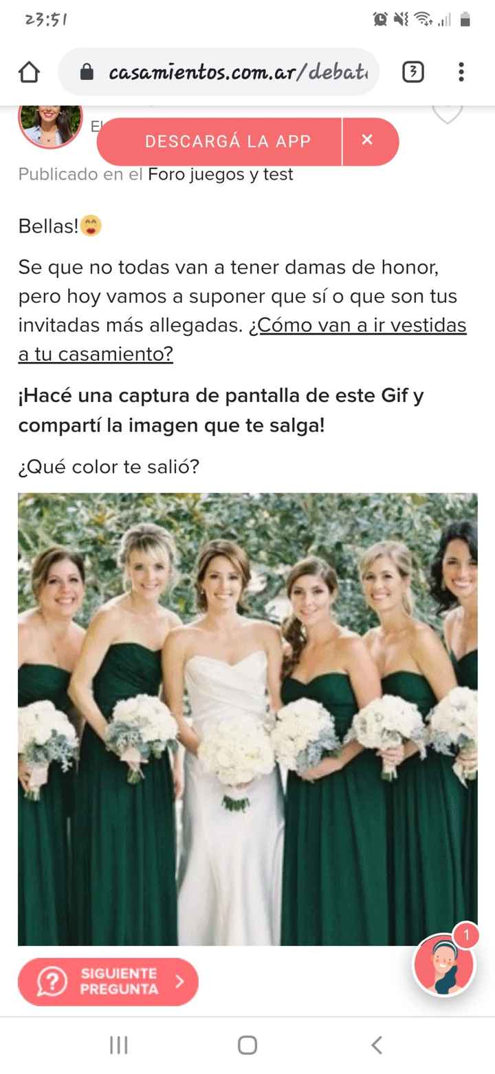 ¡Capturá tus DAMAS DE HONOR! - 1