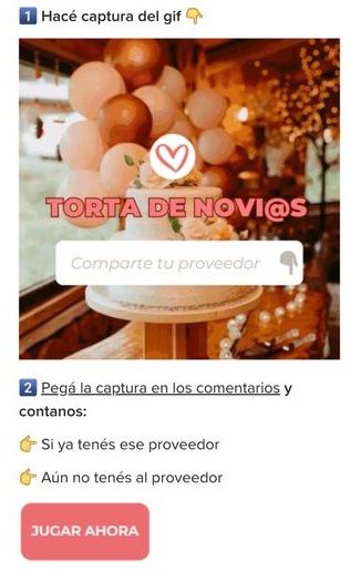 🎁¡COMPARTÍ captura de tu proveedor y GANÁ 2 KITS para tu casamiento!🎁 4