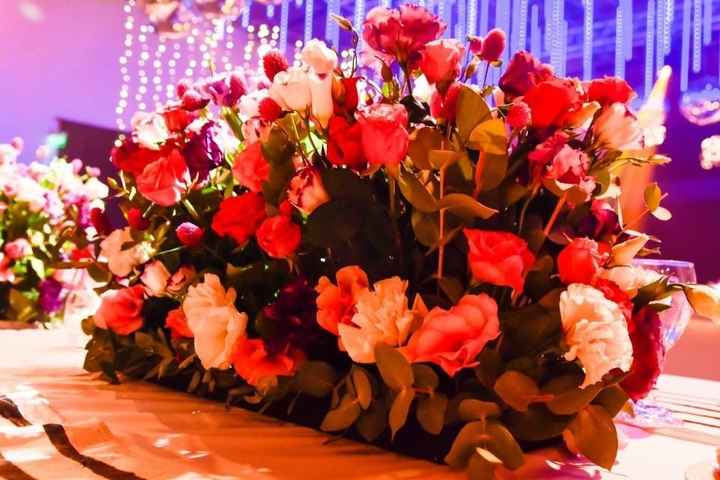 Mucho color en las flores