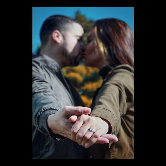 ¿Hubo anillo el día que se comprometieron? 1