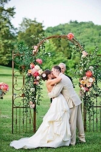 Arcos para un casamiento al aire libre 1