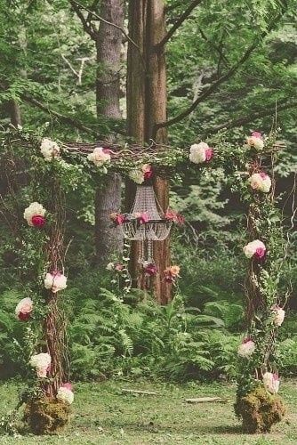 Arcos para un casamiento al aire libre 4