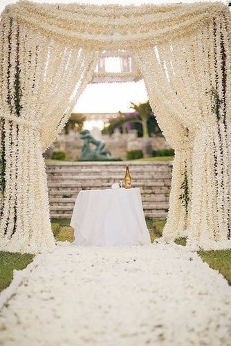 Arcos para un casamiento al aire libre 5