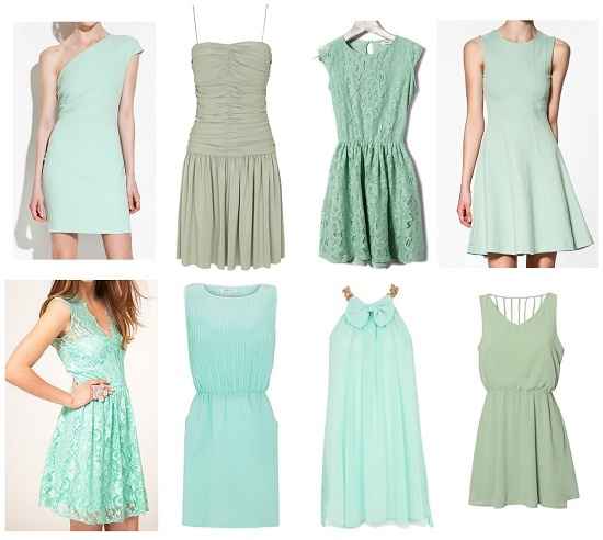 vestidos verdes