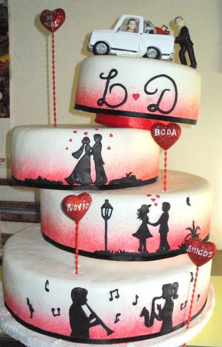 torta de boda para musicos