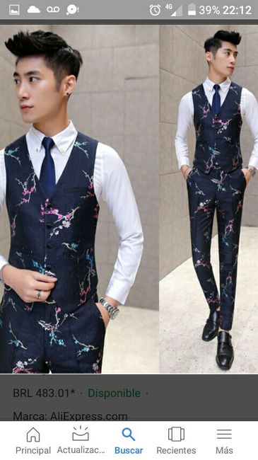 Trajes con flores 4
