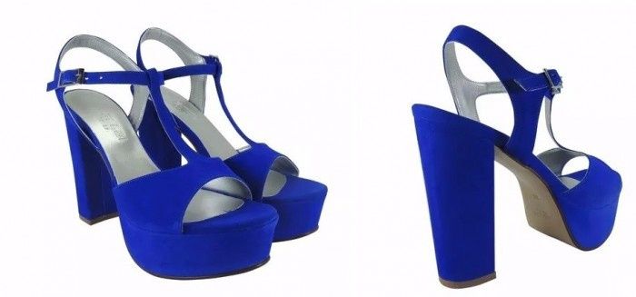 Zapatos novia Azules 9