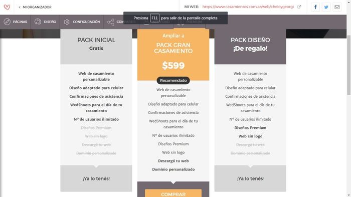 Necesito agregar un boton html al sitio del casamiento 1