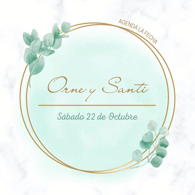 Nuestro Save The Date! 1
