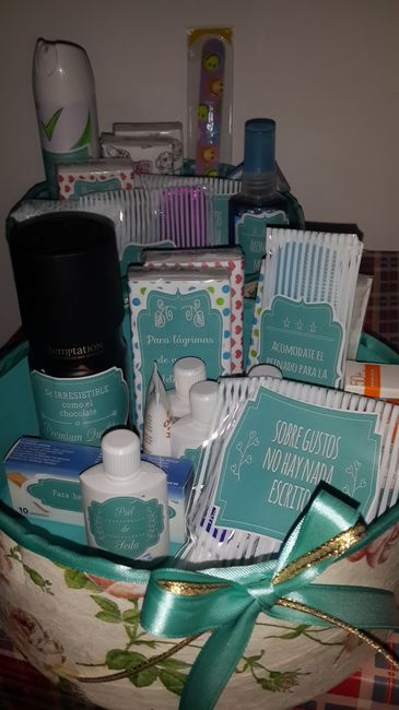 Preparando los kit de baño - 2