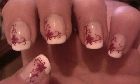 French nail art