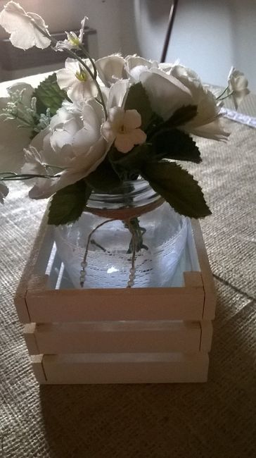 Florero y cajon