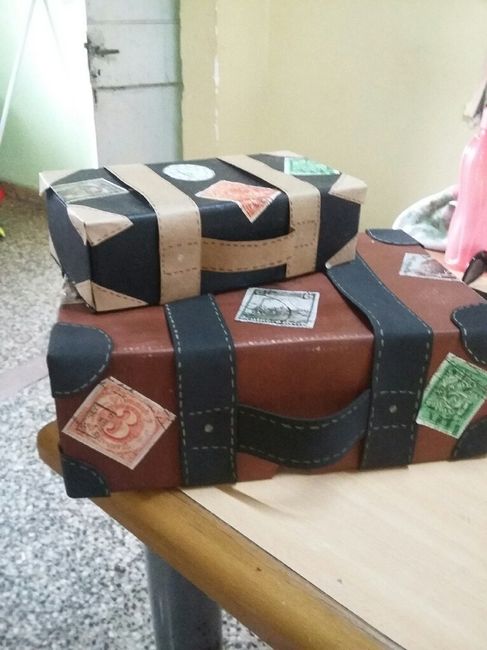 Segunda valija / maleta diy  vintage - 2