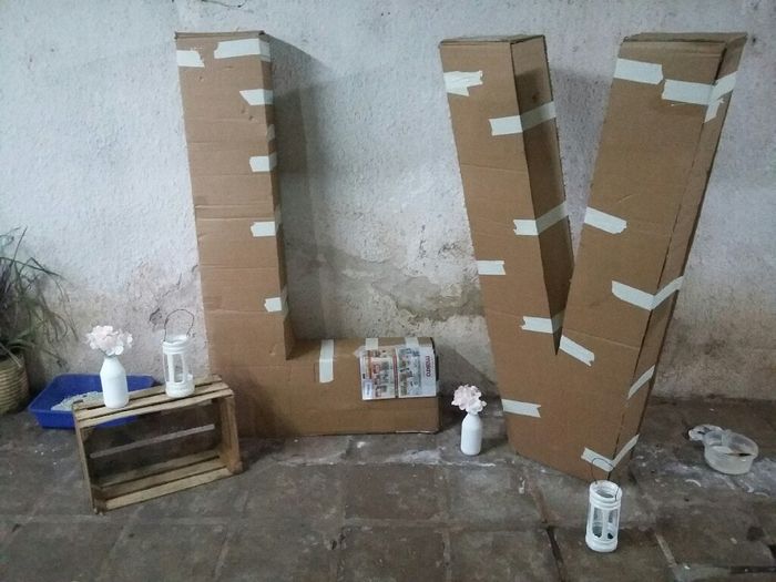Letras gigantes! diy claro - 7