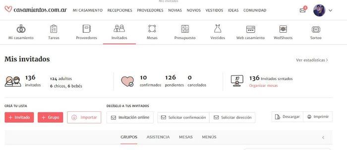 Invitaciones online desde la web e Casamientos. Ayuda! 2