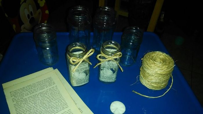 Mis frascos con velas - diy - 2