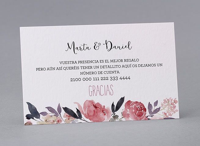 Invitaciones ✉ Qué y Cómo pedir el regalo de bodas? 3