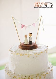 Cake Toppers con toques hipster 1