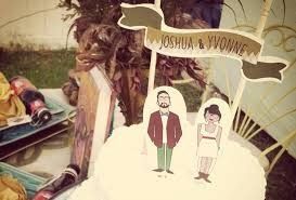 Cake Toppers con toques hipster 4