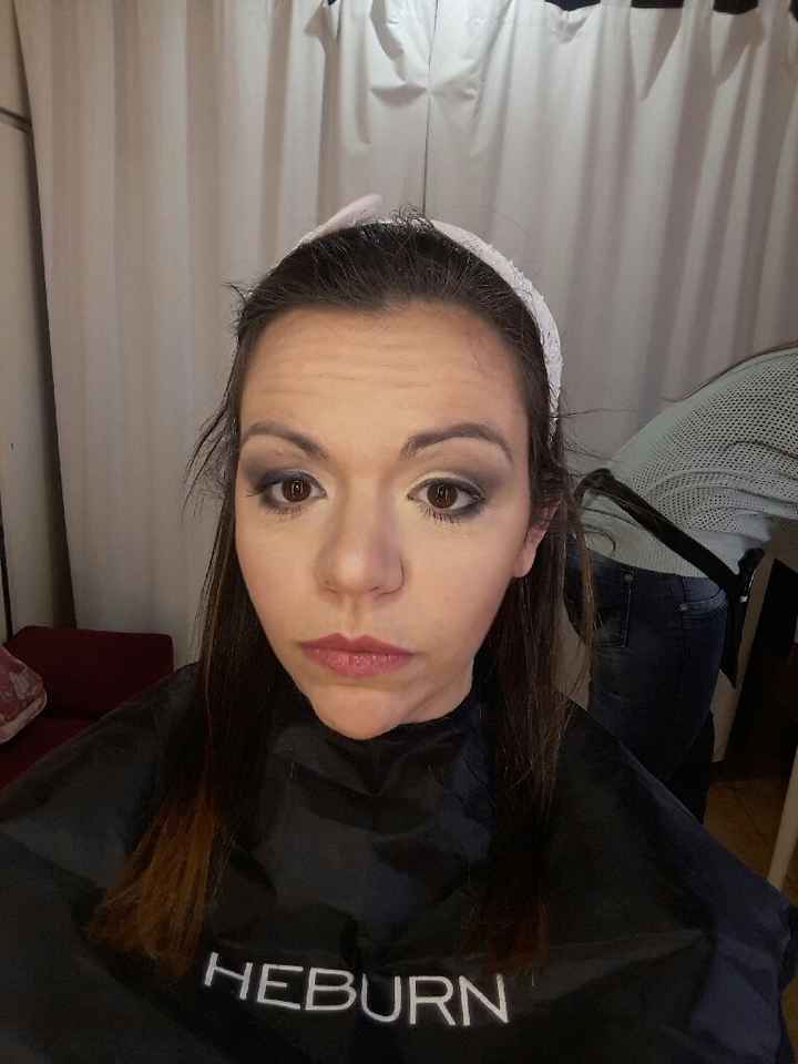  Make up y peinado ..la prueba - 1