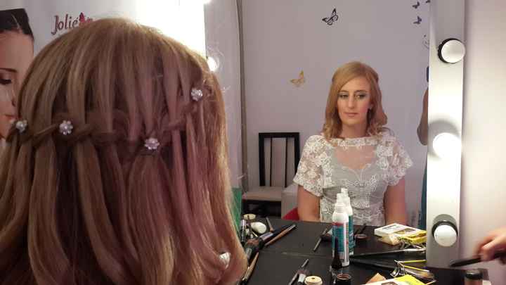 Mi prueba de peinado y maquillaje : ) - 2